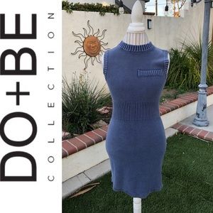 DO+BE Distressed Knit Sleeveless Dress